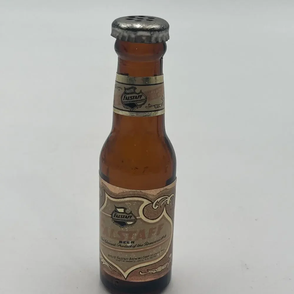 Falstaff Mini Salt & Pepper Shaker Beer Bottles - Miniature 4